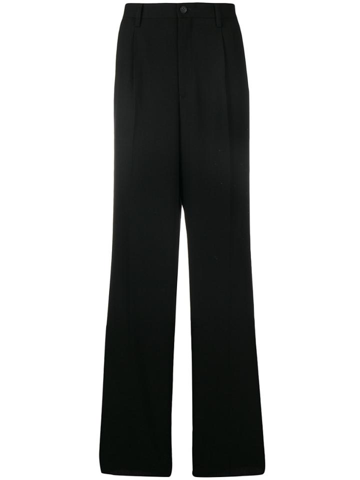 Issey Miyake Wide Leg Trousers - Black