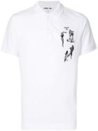Mcq Alexander Mcqueen Embroidered Detail Polo Shirt - White