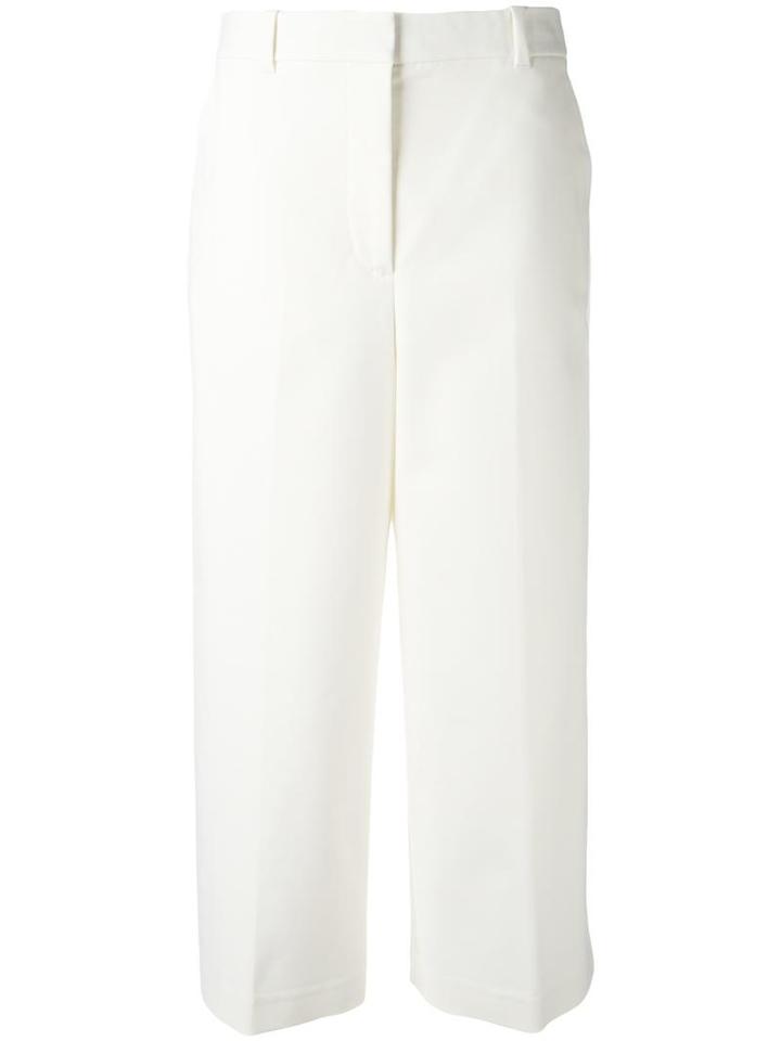 3.1 Phillip Lim Tailored Culottes, Women's, Size: 4, White, Cotton/polyamide/spandex/elastane