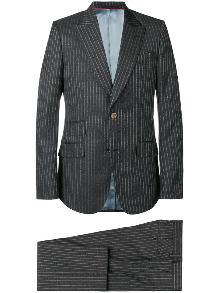 Gucci Heritage Logo Stripe Suit - Black