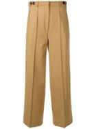 Rokh Wide Leg Trousers - Brown