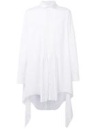 Dsquared2 Long-line Bib Apron Shirt - White
