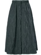 Co Flared Culotte Trousers - Black