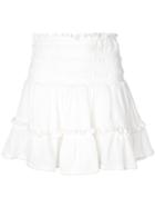 She Made Me Flared Mini Skirt - White