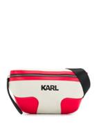 Karl Lagerfeld Classic Brand Belt Bag - Neutrals