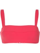 Peony Berry Panel Bandeau - Red