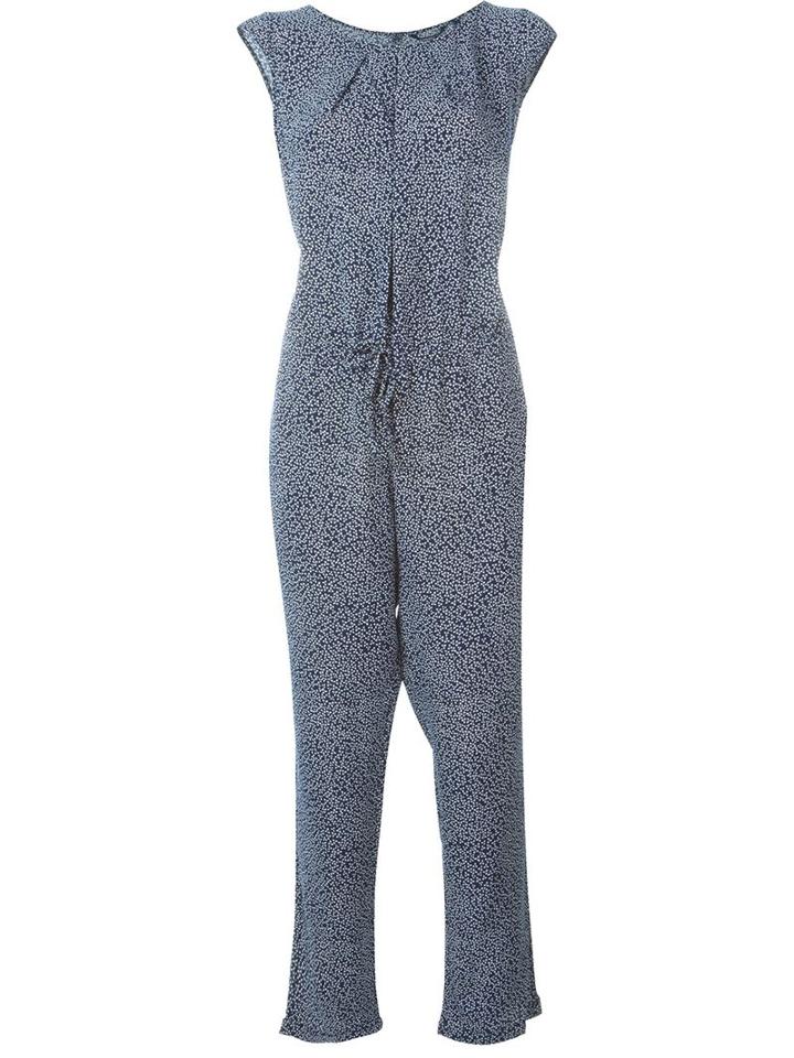 Woolrich Printed Jumpsuit, Women's, Size: Xs, Blue, Viscose