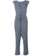 Woolrich Printed Jumpsuit, Women's, Size: Xs, Blue, Viscose