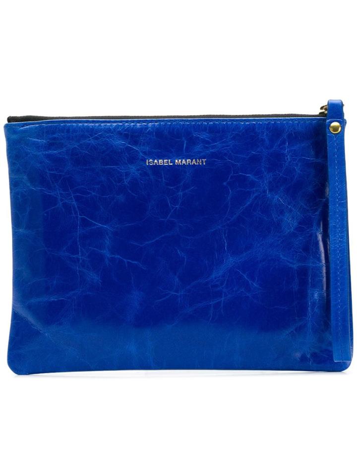 Isabel Marant Netah Clutch Bag - Blue