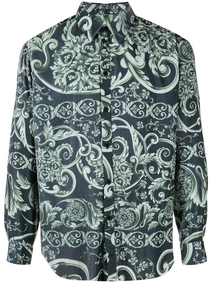 Martine Rose Baroque Print Shirt - Green