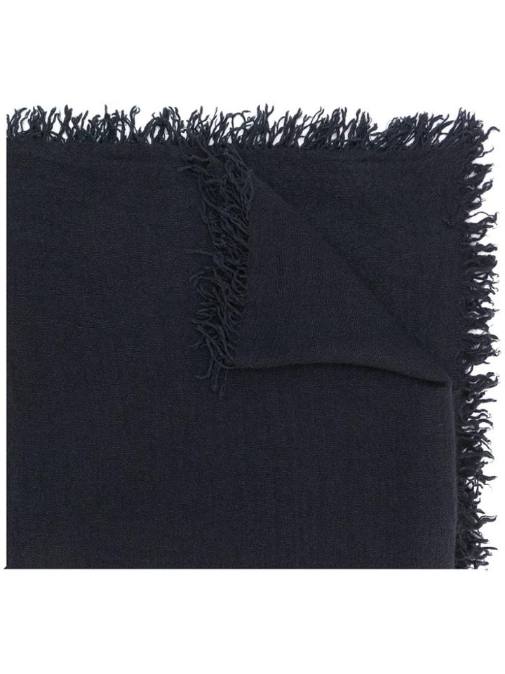 Faliero Sarti Lightweight Knitted Scarf - Blue