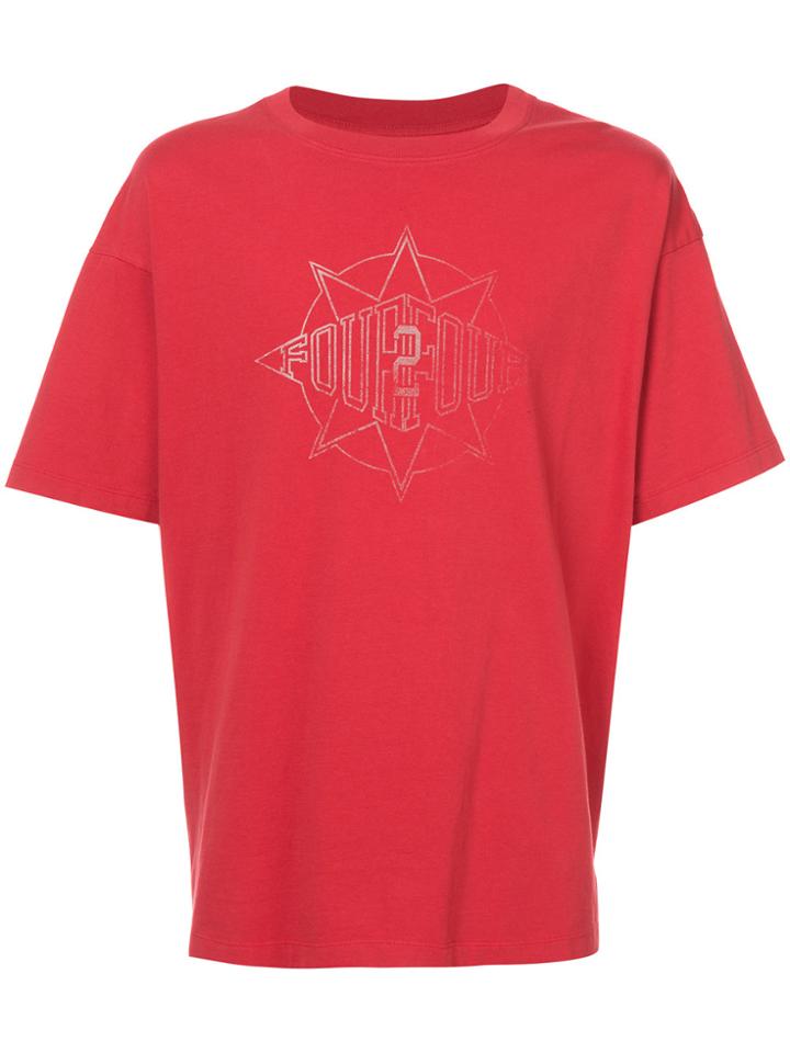 424 Fairfax Logo Print T-shirt - Red