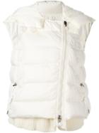 Moncler Padded Layer Effect Hooded Gilet