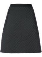 Marc Cain Quilted A-line Skirt - Black