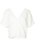 Bassike V-neck Slouch T-shirt - White