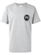 Soulland Ribbon Print T-shirt, Men's, Size: Medium, Grey, Cotton