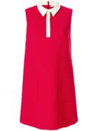 Red Valentino Contrasting Collar Dress