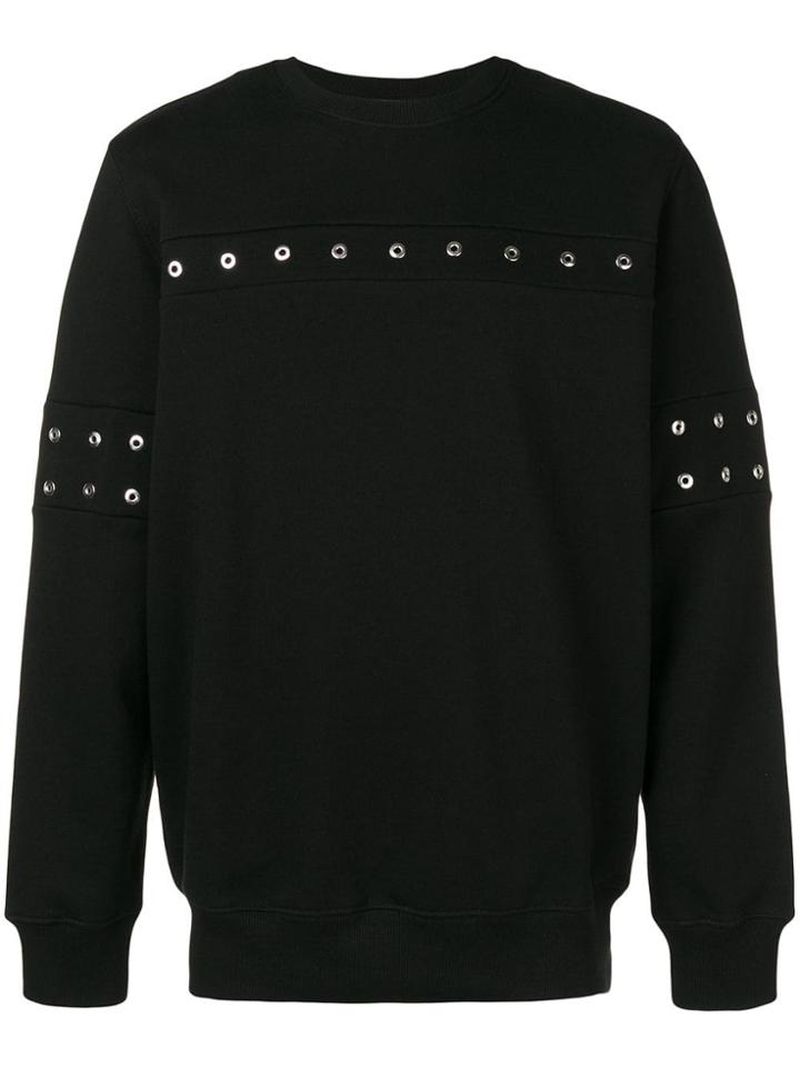 Diesel Eyelets Sweatshirt - Black