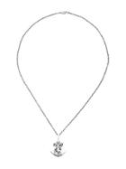 Yohji Yamamoto Sterling Silver Snake Anchor Necklace - Metallic