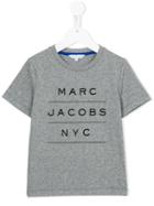Little Marc Jacobs Logo Print T-shirt, Boy's, Size: 10 Yrs, Grey