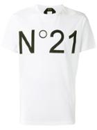 No21 - Logo Print T-shirt - Men - Cotton - L, White, Cotton