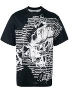 Nicopanda 'nicopanic' Negative Print T-shirt, Adult Unisex, Size: Medium, Black, Cotton