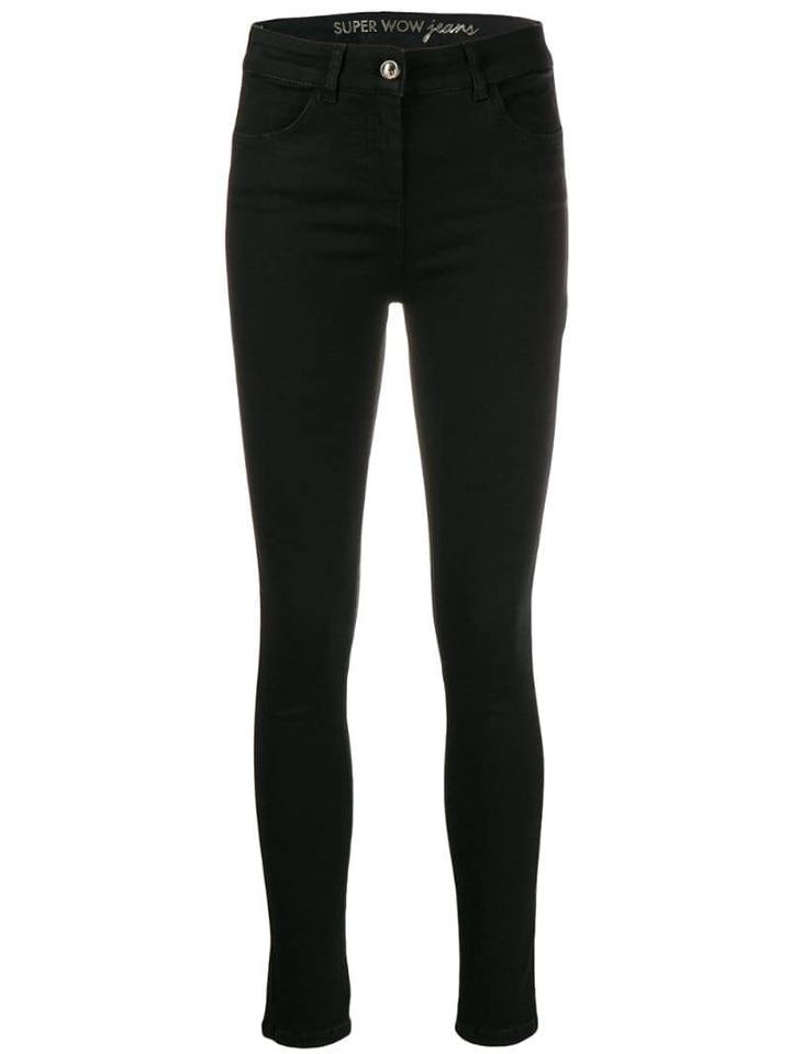 Patrizia Pepe Skinny Fit Trousers - Black