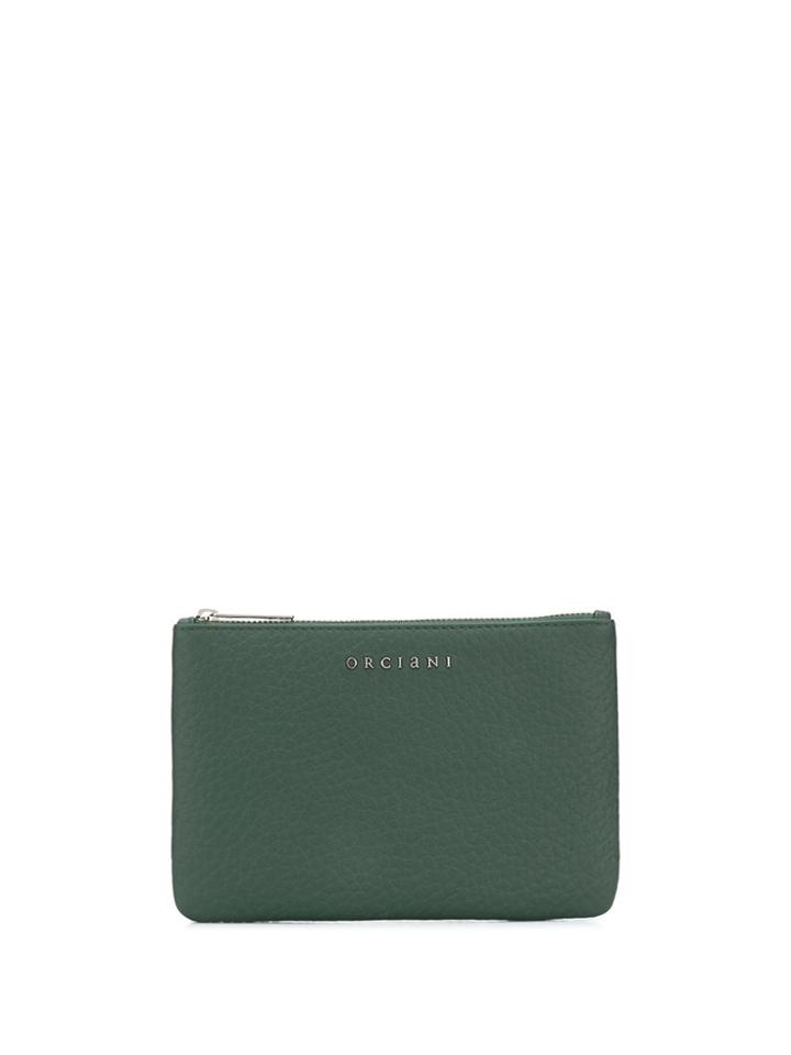 Orciani Leather Wallet - Green