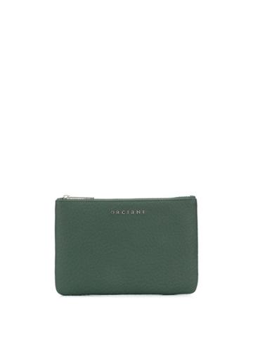 Orciani Leather Wallet - Green