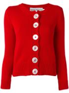 Goat Digby Cardigan, Women's, Size: 10, Red, Cotton