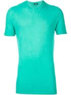 Dsquared2 Underwear Round Neck T-shirt, Men's, Size: M, Green, Cotton/linen/flax