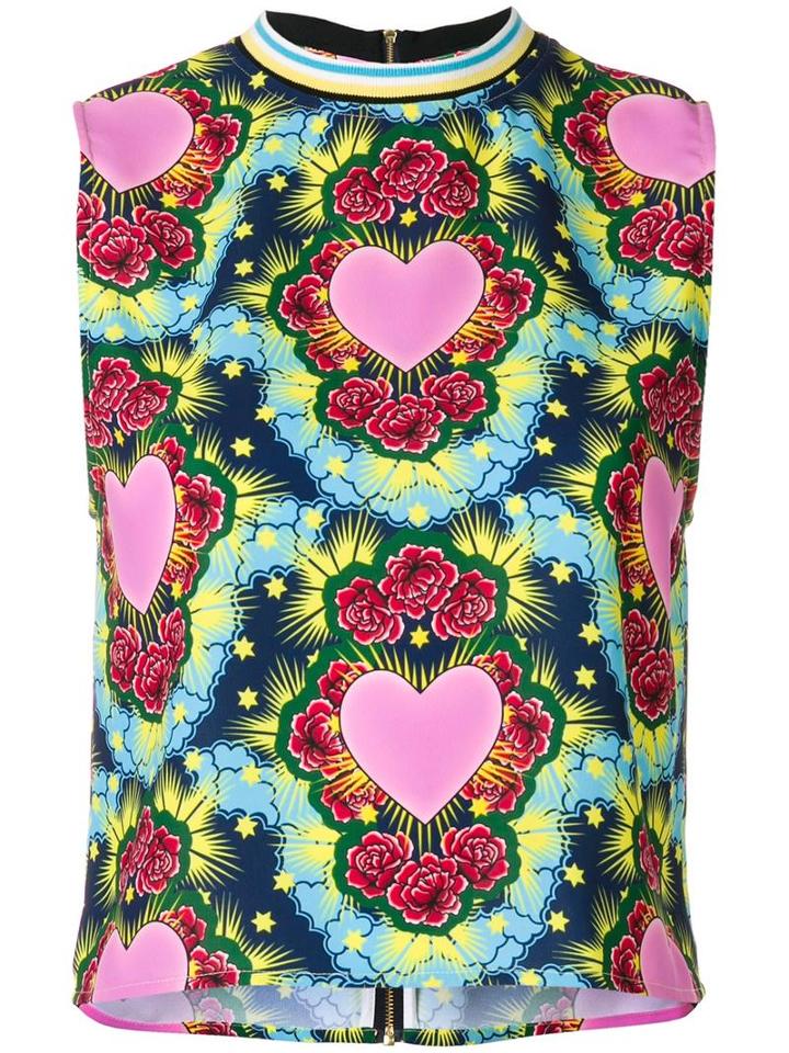 House Of Holland Heart Tank, Women's, Size: 8, Polyester