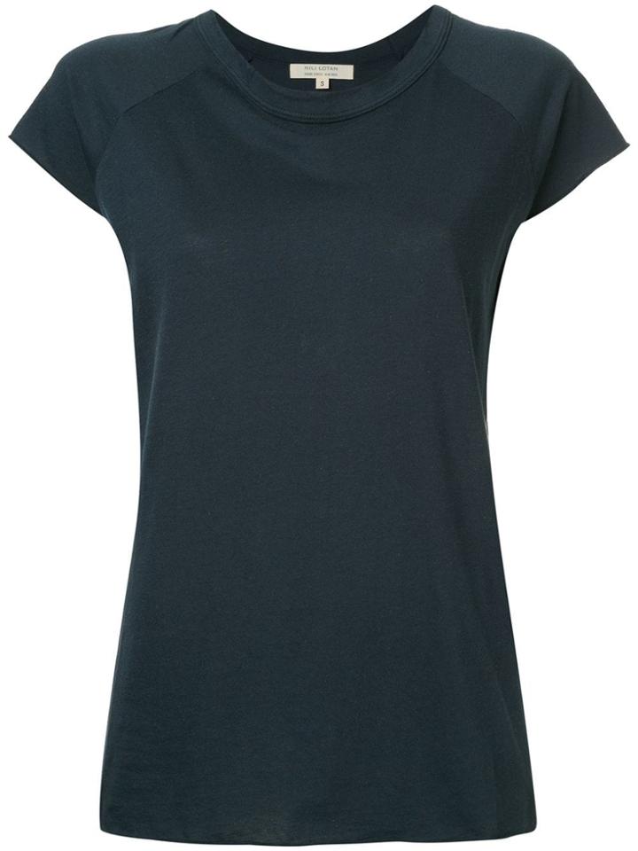 Nili Lotan Plain T-shirt - Blue
