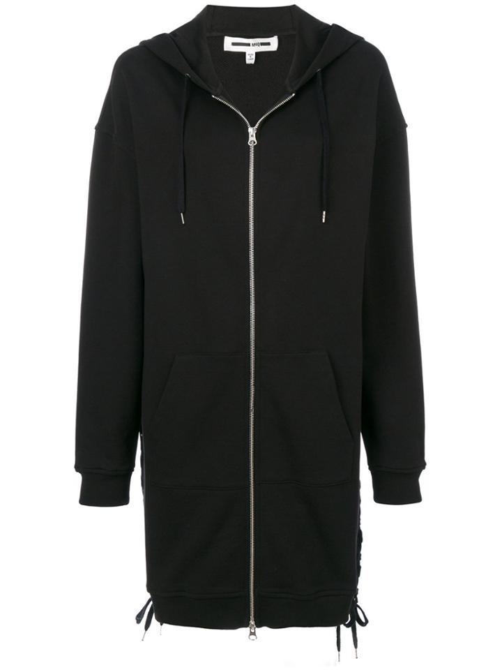 Mcq Alexander Mcqueen Long Length Hoodie - Black