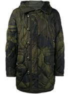 Moncler Gaillon Feather Down Camouflage Jacket - Green