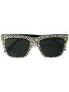 Saint Laurent Eyewear 'sl 137 Devon' Glitter Sunglasses - Black
