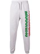 Moschino Tricolour Logo Joggers - Grey