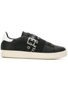Moa Master Of Arts Gallery Metal Buckle Sneakers - Black