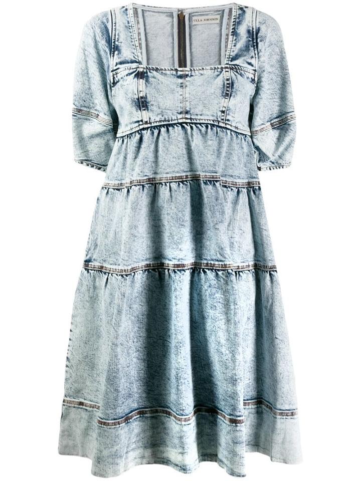 Ulla Johnson Devi Denim Dress - Blue