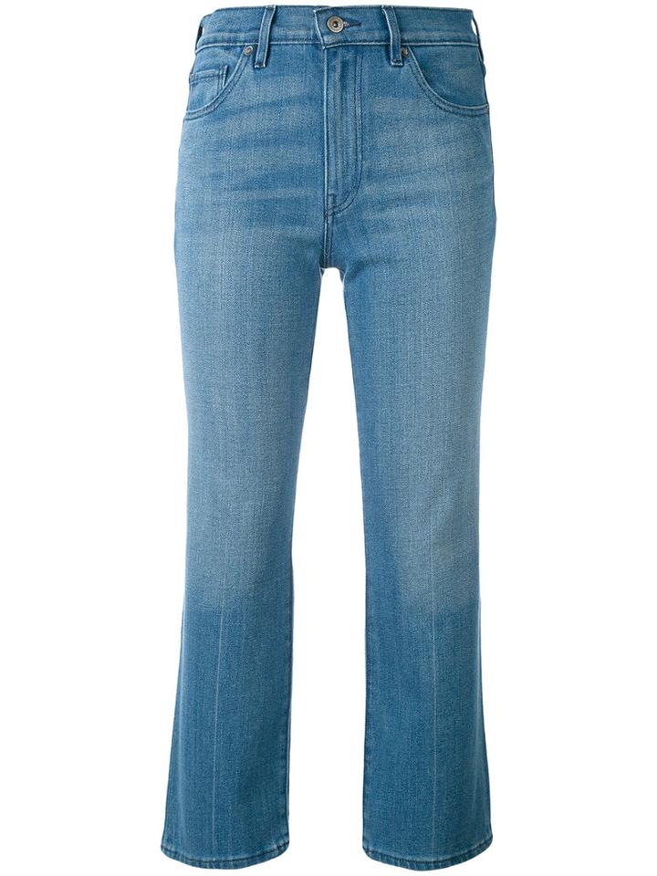 Levi's - Cropped Jeans - Women - Cotton/polyester - 27, Blue, Cotton/polyester