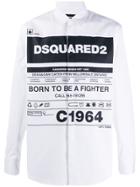 Dsquared2 Long-sleeve Printed Shirt - White
