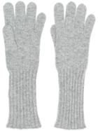 Cruciani Knitted Gloves - Grey