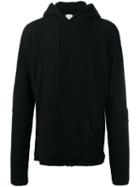 Greg Lauren Patchwork Hoody, Men's, Size: 3, Black, Cashmere