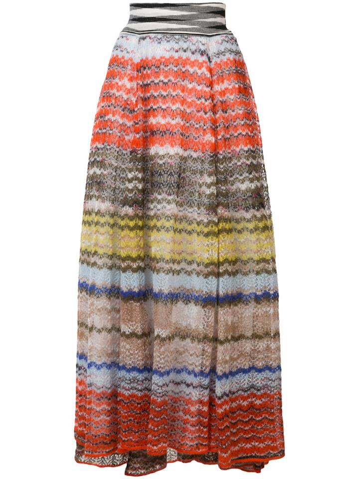 Missoni Knitted Maxi Skirt - Multicolour