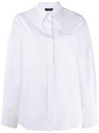 Joseph Gibson Poplin Shirt - White
