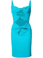 Moschino Knot Detail Beach Dress - Blue