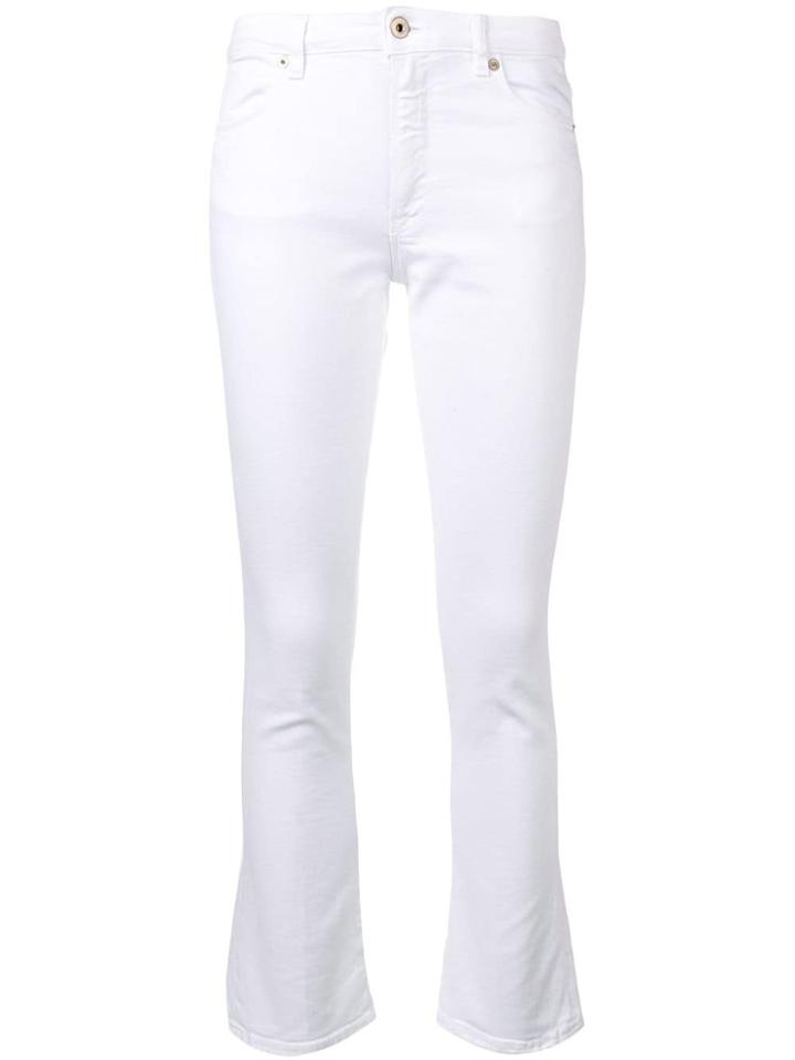 Dondup Cropped Skinny Jeans - White
