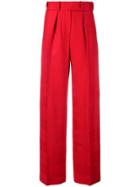 Alexandre Vauthier Straight Trousers - Red