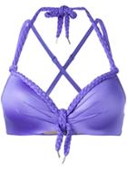Marlies Dekkers Holi Glamour Push Up Bikini Top - Pink & Purple