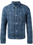Check Shirt Jacket - Men - Cotton/linen/flax - Xl, Blue, Cotton/linen/flax, Bellerose